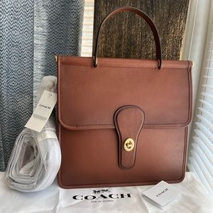 Coach Willis Top Handle Saddle